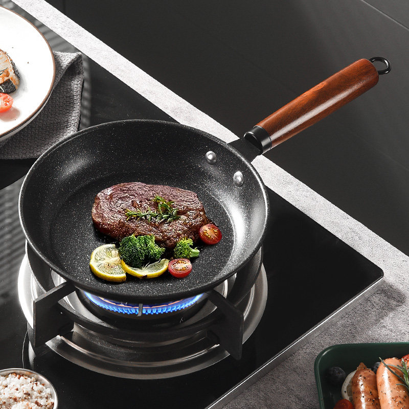 精铁煎锅厨房家用平底锅煎盘不粘锅煎牛排煎饼烙饼燃气电磁炉通用,厨房/烹饪用具,煎锅/平底锅,淘宝优惠券,粉丝福利购,淘宝优惠卷