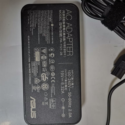华硕G60V/J W6700 UX501J/V N501J 充电器19V6.32A电源适配器