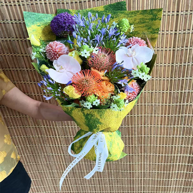 七夕节情人节高端花束送女友退休员工领导祝福北京同城鲜花速递