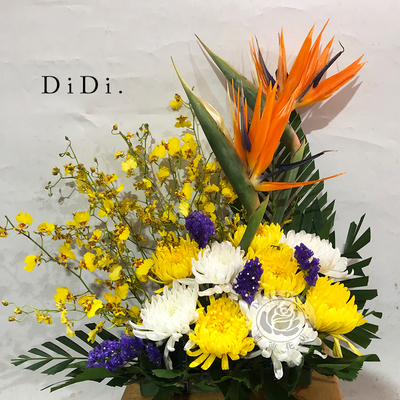 清明节祭奠扫墓花插白事灵堂哀思供佛祭拜白事北京同城鲜花速递