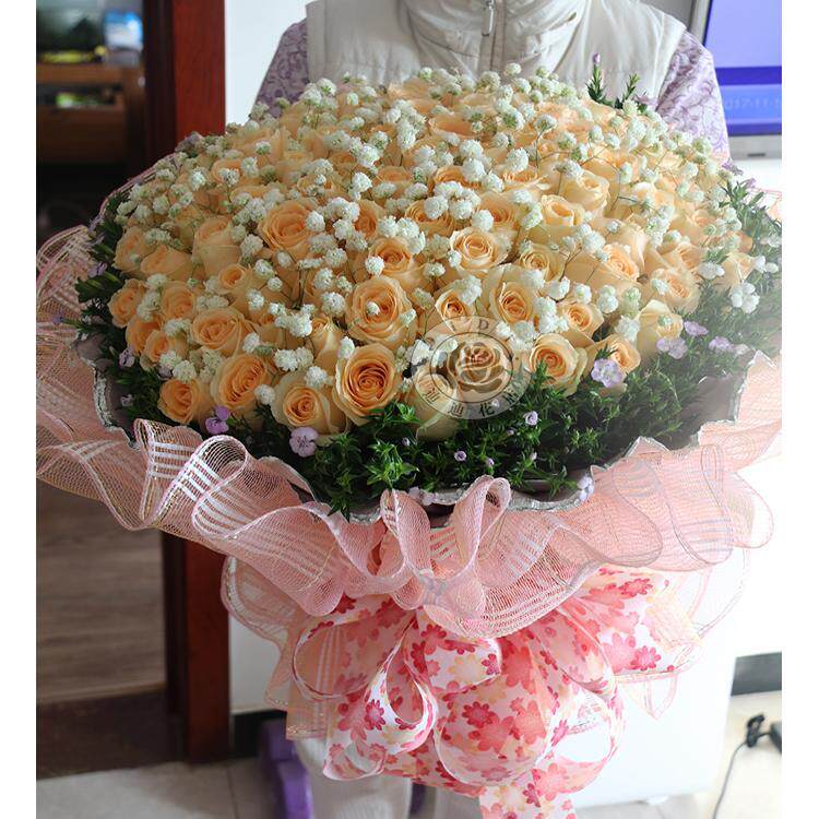 领导朋友玫瑰花束生日祝福教师节