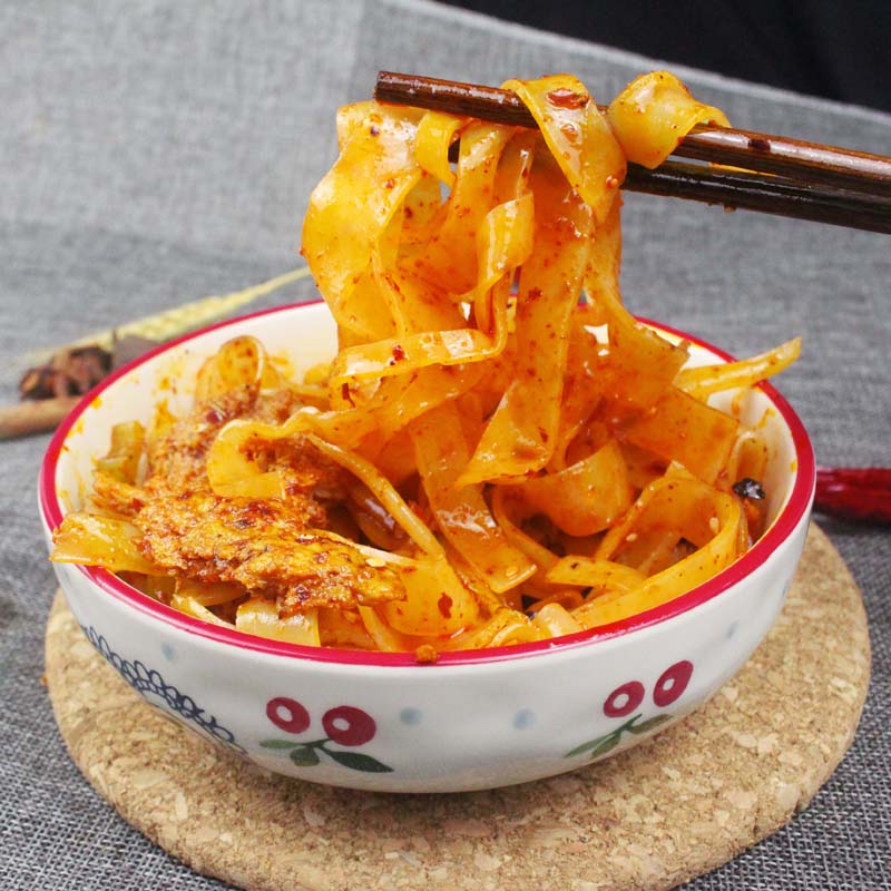 小孟华擀面皮细条真空包装宝鸡岐山擀面皮速食陕西擀面皮西安凉皮