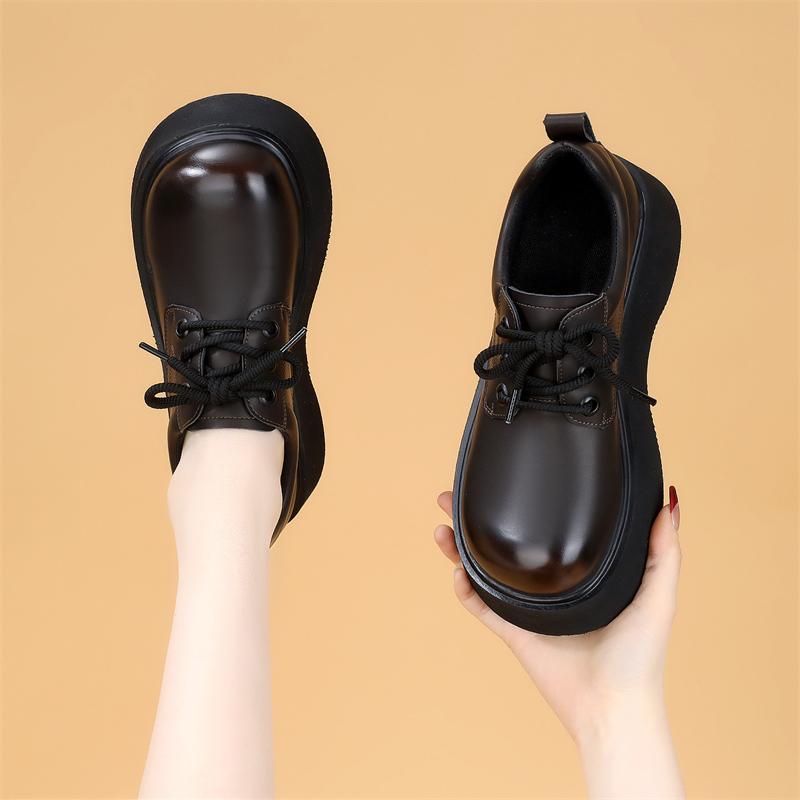 欧货真皮气质乐福鞋勃肯鞋小皮鞋