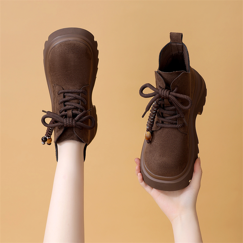 勃肯V口短筒马丁靴复古风显脚小