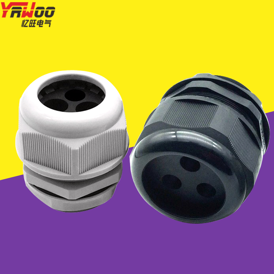 3孔尼龙电缆防水接头多孔格兰头
