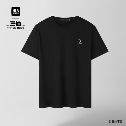 海澜之家凉感吸湿排汗短袖T恤男