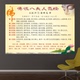 佛学菩萨佛说八大人觉经佛堂经文结缘佛家用品装 饰海报背胶画印制