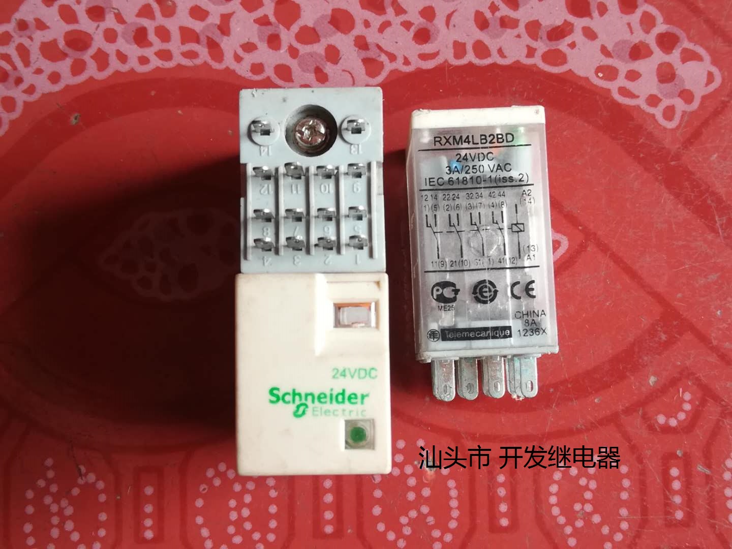 施耐德拆机中间继电器现货