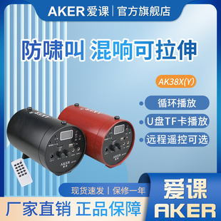 AK38X 多功能扩音器唱戏机混响效果好娱乐晨练二胡 爱课 AKER