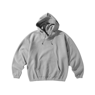 Gnomes 23SS定染定织软糯质感高密摇粒绒纯色连帽通勤卫衣 lab