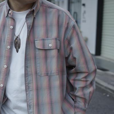 Gnomeslab粉色格纹衬衫