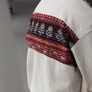 Gnomeslab 25SS印度产纯手工刺字定织面料拼接重磅羊毛棉混纺衬衫