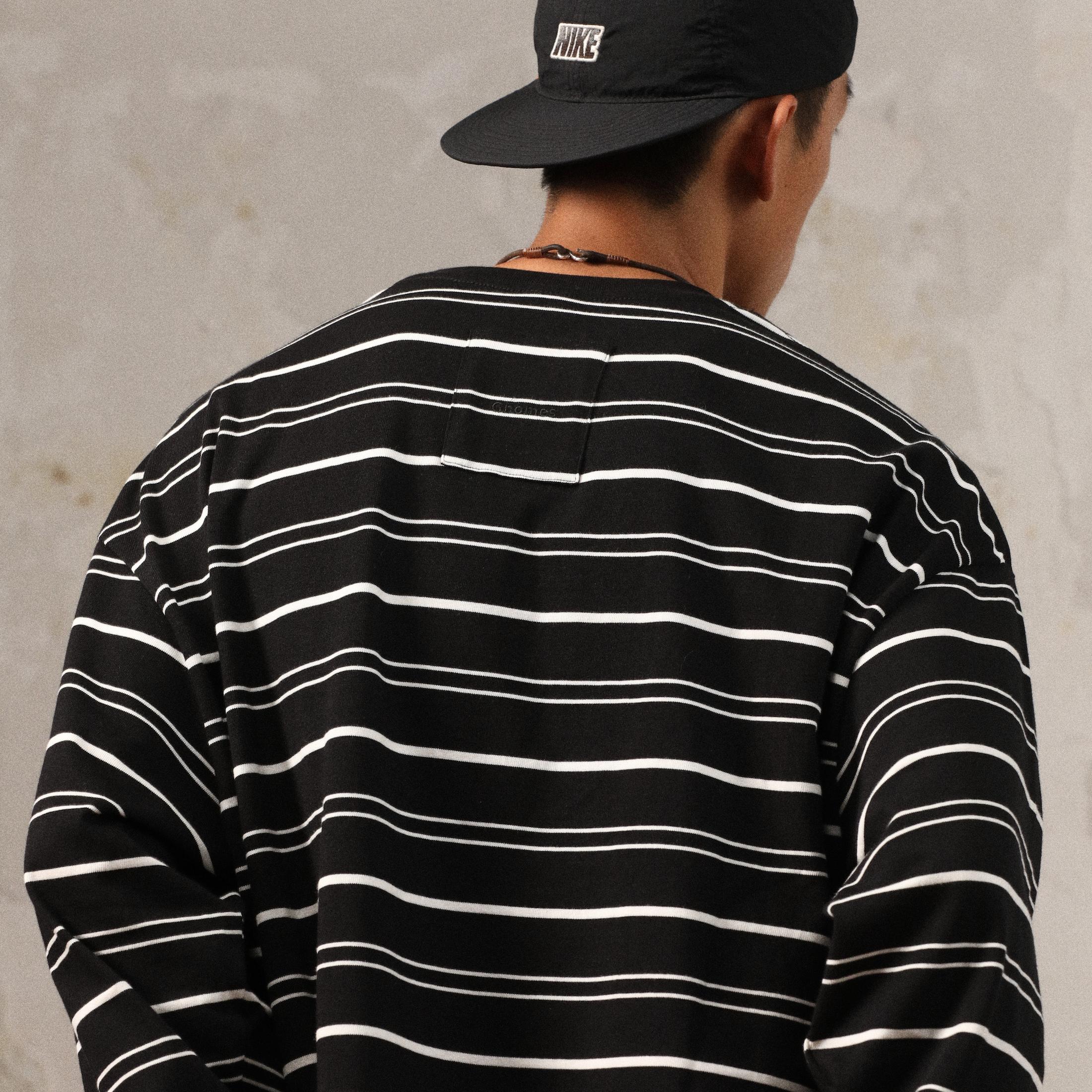 圆领Gnomeslab24AW300g弧形下摆