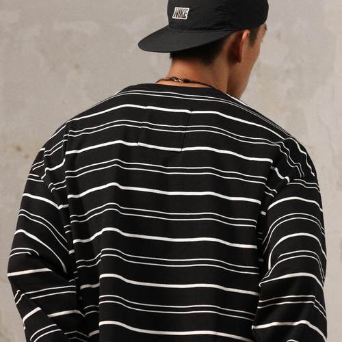 圆领Gnomeslab24AW300g弧形下摆