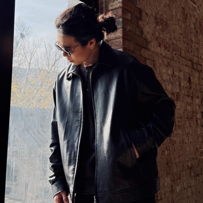 25AW秋冬LEAHER ZIP Jacket A2改良真皮皮衣 5.0 Gnomeslab联名