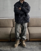 Gnomes 重洗水九袋阿苏特染夹棉棉服夹克复古日系工装 lab 22AW