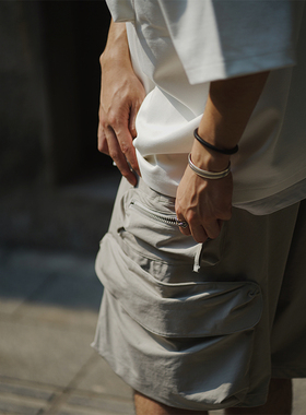 Gnomes lab 22SS新品 多口袋山系户外机能速干廓形短裤 city boy