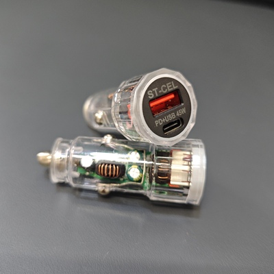 外贸出口车载点烟器45WQC3.0