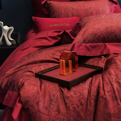 鑫山高端长绒棉婚庆四件套