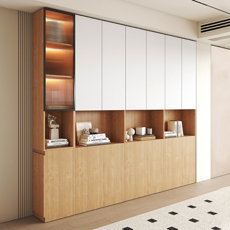 志光客厅沙发背后书柜一体组合整墙书架小户型简约现代家用置物柜,住宅家具,单个书柜,淘宝优惠券,粉丝福利购,淘宝优惠卷