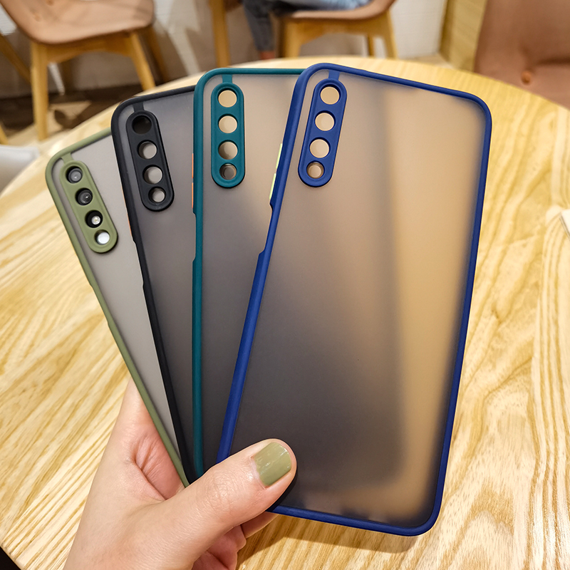 荣耀华为透明磨砂女款硬壳硅胶