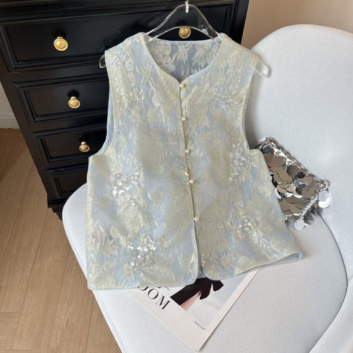 重工2025国风上衣新款马甲