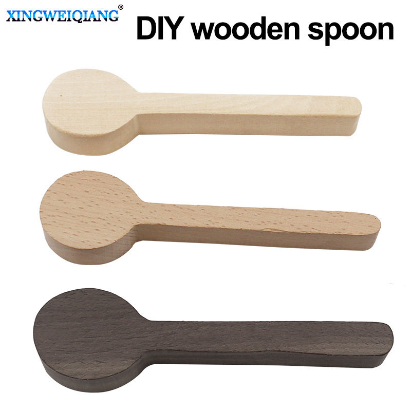 全新手工DIY制作勺子胚料木质雕刻光滑无毛刺胡桃木椴木榉木实木,餐饮具,咖啡勺,淘宝优惠券,粉丝福利购,淘宝优惠卷