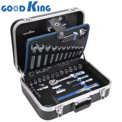 可定制GOODKING 118 pcs手动工具套装汽车修理工具套件机械工具箱