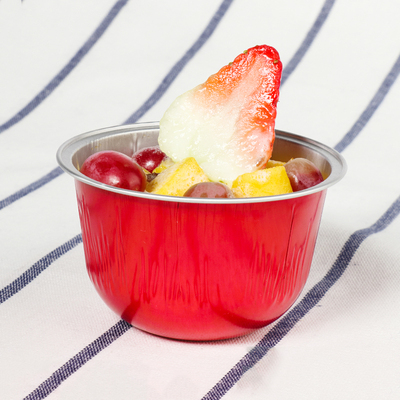 烘焙模具圆形铝箔盒铝箔慕斯杯