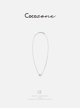 COCO ZONE    圆形简约吊坠精致项链CD2A1323