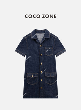 COCOZONE刘一一直筒连衣裙
