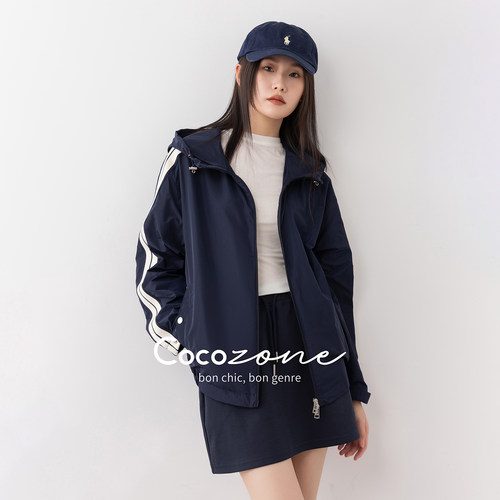 COCO ZONE 刘一一 校服外套2026秋装运动风格时尚感轻盈日常休闲