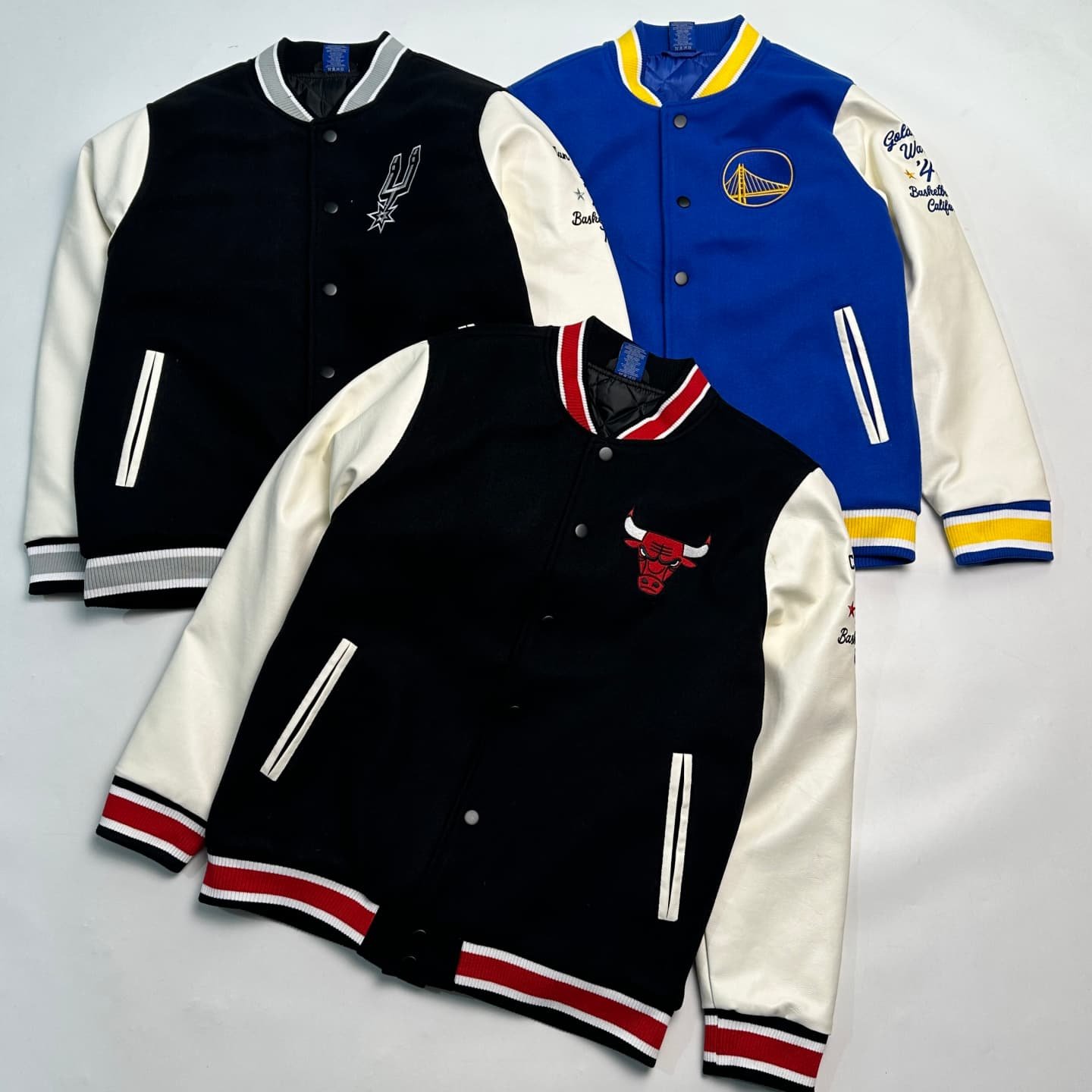 外贸尾货 北美篮球男士呢子单排扣棒球棉服 万针刺绣LOGO保暖棉衣,运动服/休闲服装,棒球服,淘宝优惠券,粉丝福利购,淘宝优惠卷