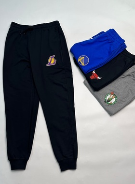 秋季新品 原单FEX版男士毛圈卫裤 胶印印花LOGO 束口小脚休闲长裤