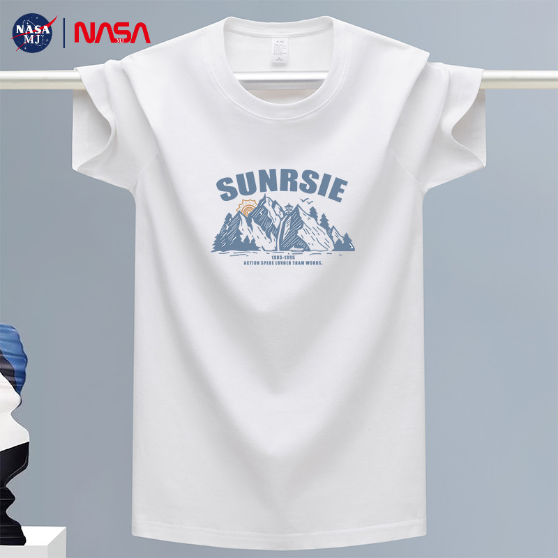 NASA短袖潮青年时尚纯棉T恤