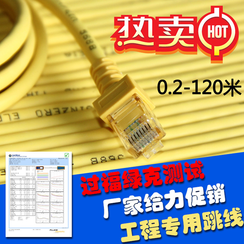 农村室外40m50m80m100m米上网网线 电脑路由器弱电工程网络跳线