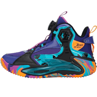 迅弹|361童鞋男童篮球鞋秋冬季软底透气专业青少年高帮儿童运动鞋