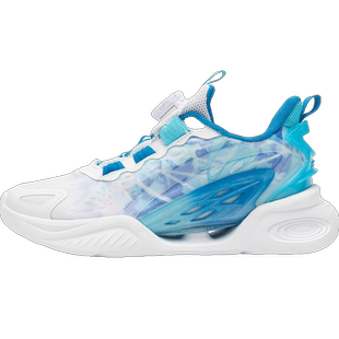 风透 361童鞋男童旋钮鞋新款夏季单网中大童网面透气儿童运动鞋子