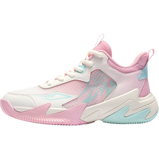 361童鞋女童篮球鞋春夏季新款单网透气软底青少年防滑儿童运动鞋