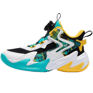 悍将361童鞋男童篮球鞋春秋季新款防滑耐磨透气大小童儿童运动鞋