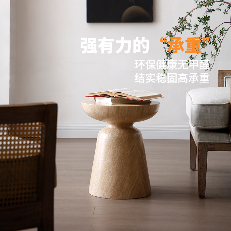 慕利中古风异形客厅卧室沙发洞石边几简约名宿网红新款边几角几,住宅家具,角几/边几,淘宝优惠券,粉丝福利购,淘宝优惠卷