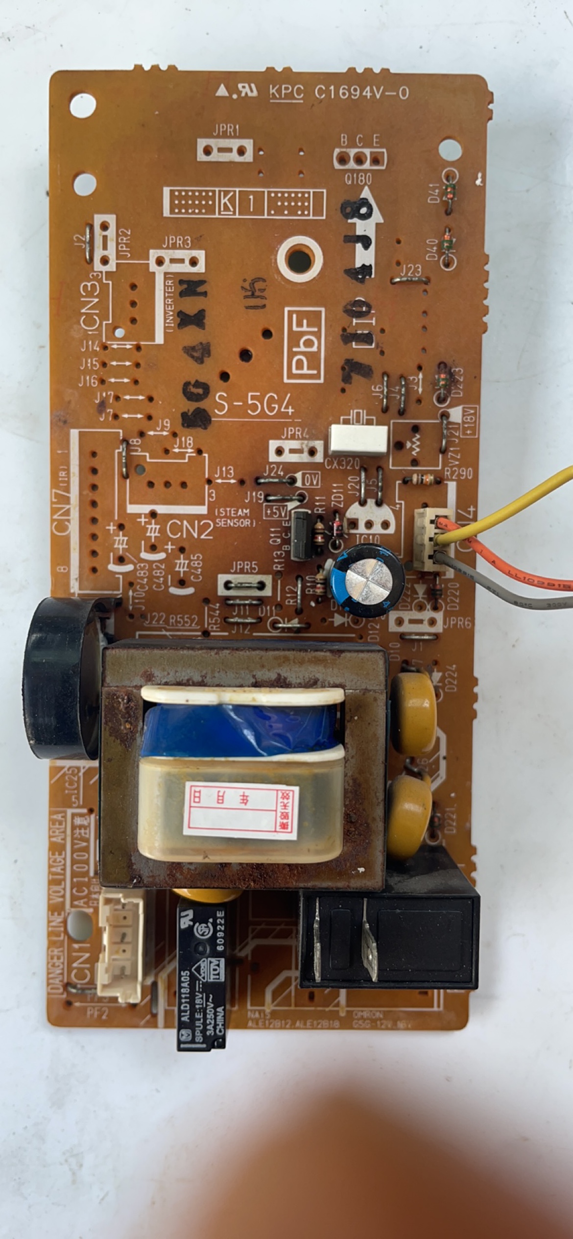 松下NN-MX25WF微波炉主板F62605G40XN S-5G4 KPC C1694V-0