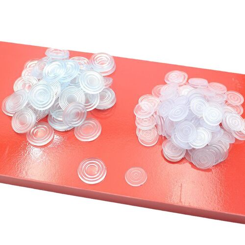 玻璃防滑胶垫茶几玻璃台透明塑