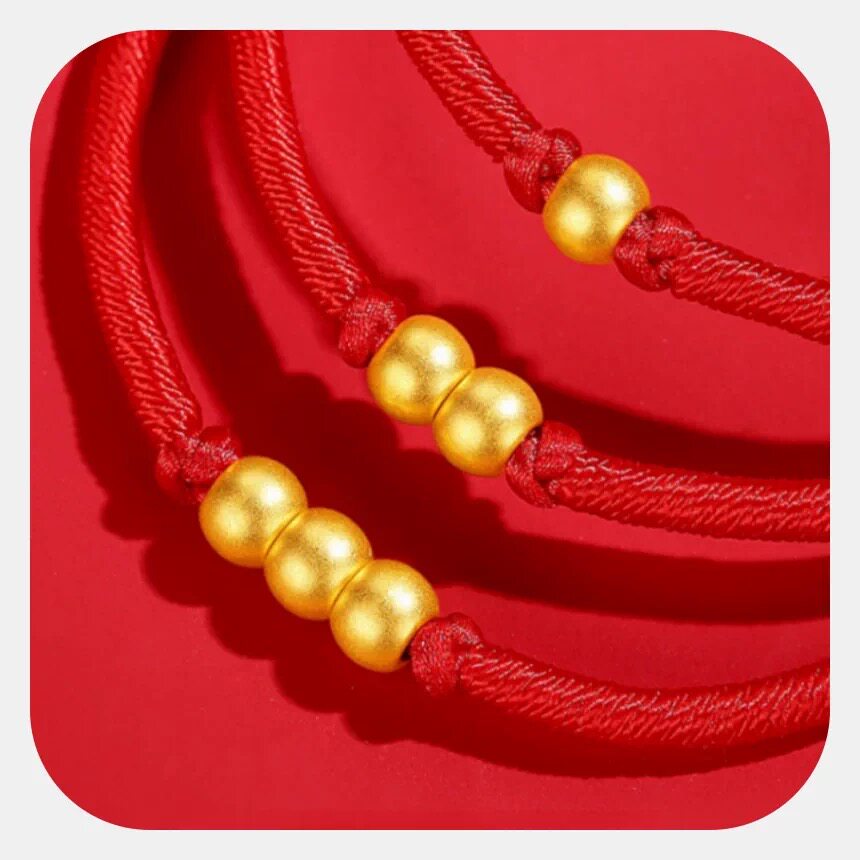 福豆金社光面黄金金珠小珠子转运珠足金999古法金豆3D硬金圆珠