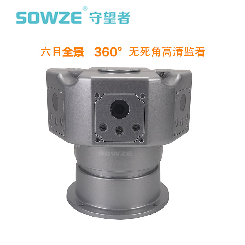 六目全景一体化车载摄像机360°无盲区非拼接画面红外夜视30米