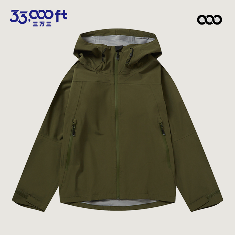33000ft防水防风男春新款冲锋衣