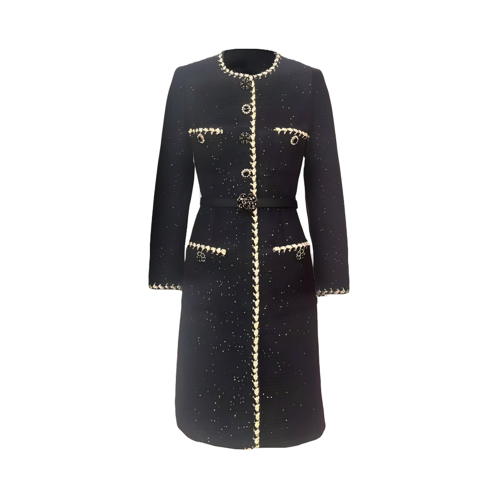 裙长87起 满5免1【晓雯&深圳OCT】NQ6017 羊毛天丝连衣裙