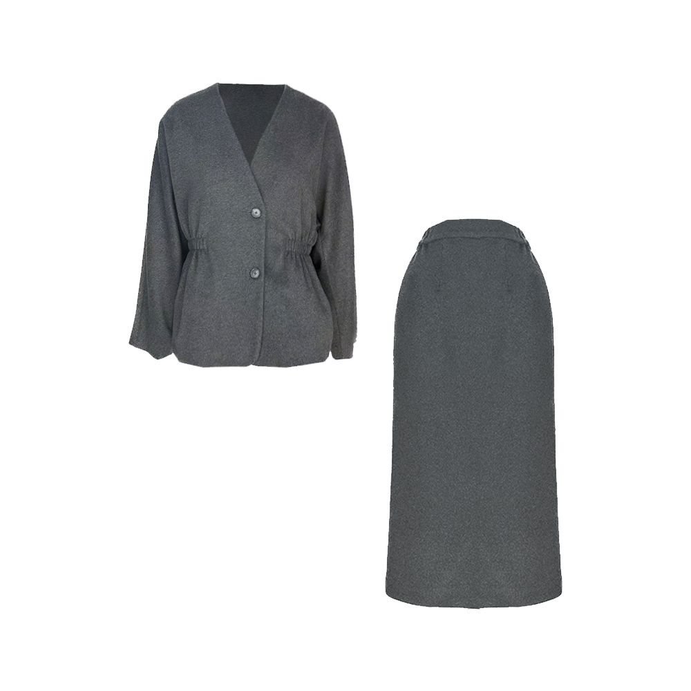 满5免1【晓雯&深圳OCT】NQ3022AB 绵羊毛+山羊绒套装