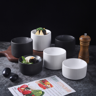 北欧风陶瓷冷菜碟简约凉菜盘碟子点心碟精致小菜碟商用酒店茶点碟