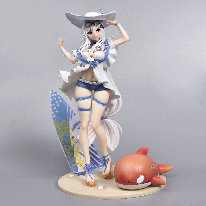 明日方舟 美 海滨夏日 斯卡蒂 1/7 ver. 站姿 摆件 模型 手办